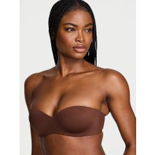 Victoria's Secret Bare Hafif Dolgu Destekli Kalp Şeklinde Straplez Sütyen - Ganaj