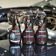 Trendwax 3 Lü Set Lastik Parlatıcı Araç Içi Sütü Parlatıcı Genel Temizleyici