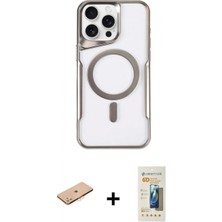Pileli Store Pilelistore™ iPhone 11 Pro Max Kılıf Yadigar Klasik Özel Seri - Siyah 6d Mat Seramik Hayalet Nano Ekran Koruyucu + Renkli Kamera Lens Koruma Cam - Tu