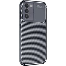 Hatreds Vivo V30 Lite 4g Kılıf Karbon Tasarımlı Kamera Korumalı Darbe Emici Kılıf - Siyah