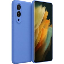 Hatreds Samsung Galaxy S25 Edge Kılıf Yumuşak Darbe Emici Lansman Silikon Kılıf - Mavi
