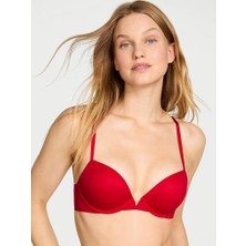 Love Cloud Pürüzsüz Toparlayıcı Sütyen - Ruj Kırmızısı