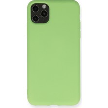 Hatreds Apple iPhone 11 Pro Max Kılıf Içi Kadife Darbe Emici Lansman Kılıf - Yeşil