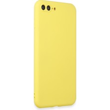 Hatreds Apple iPhone 7 Plus Kılıf Yumuşak Darbe Emici Lansman Silikon Kılıf - Sarı