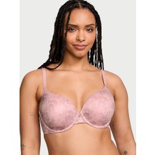 Body By Victoria Pürüzsüz Push-Up Toparlayıcı Sütyen - Pembe Nilüfer
