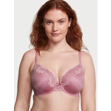 Body By Victoria Toparlayıcı Push-Up Dantelli Sütyen - Açık Leylak