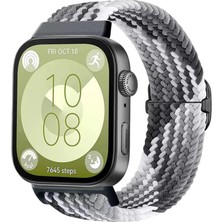 Alkar Ticaret Huawei Fit 4  Kordon - Gri-Siyah