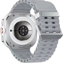 Alkar Ticaret Watch 7 Ultra KR417 Rug Silikon Kordon - Gri
