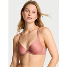 Body By Victoria Önden Kapamalı Dolgu Destekli Racerback Demi Sütyen - Çöl Pembesi