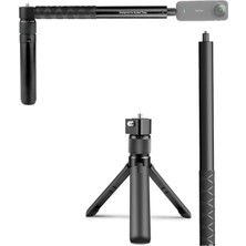 AZT Sorriso 360 Derece Dönen Kol  Bullet Time Tripod Standı 150CM Invisible Stick Hayalet Çubuk INSTA360 ve Aksiyon Kameraları