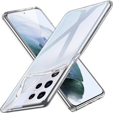 Buğlem Event Galaxy S21 Ultra Kılıf Lüx Şeffaf