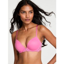 Dream Angels Pürüzsüz Dantelli Push-Up Sütyen - Gül Bahçesi