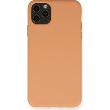 Hatreds Apple iPhone 11 Pro Max Kılıf Içi Kadife Darbe Emici Lansman Kılıf - Mat Turuncu