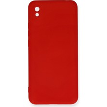 Hatreds Xiaomi Redmi 9A Kılıf Içi Kadife Darbe Emici Lansman Kılıf - Kırmızı