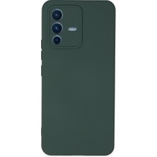Hatreds Vivo V23 5g Kılıf Içi Kadife Darbe Emici Lansman Kılıf - Koyu Yeşil