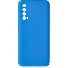 Hatreds Huawei P Smart 2021 Kılıf Içi Kadife Darbe Emici Lansman Kılıf - Mavi