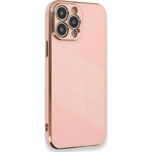 Hatreds Apple iPhone 15 Pro Kılıf Kamera Korumalı Darbe Emici Parlak Kılıf - Pembe
