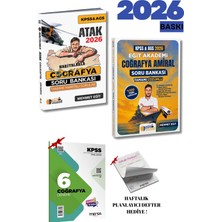 Eğit Akademi 2026 Kpss Ags Mehmet Eğit Coğrafya Amiral ve Atak Soru Bankası + Deneme ve Planlayıcı