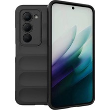 Hatreds Xiaomi Redmi 15 4g Kılıf Oyuklu Içi Kadife Elde Kaymaz Darbe Emici Kapak - Siyah