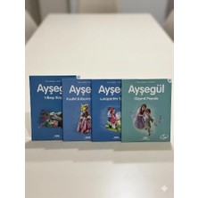 yapı kredi yayınları 8-13 yaş çocuklar ıçin ayşegül serisinden eğlenceli 4lü set yılbaşı süprizi kıyafet balosunda lunaparkta eğleniyor  prensle