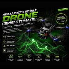 Leidory Katlanabilir 4K Kameralı Drone | Wifi Fpv, 360° Takla Atabilen , Işık Sensörlü Profesyonel Drone