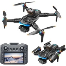 Leidory T2 Pro Drone 4K Üç Kameralı Gps Wifi Fpv 360° Engel Algılama Büyük Ekran Kumandalı Katlanabilir Drone