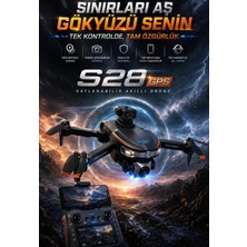 Leidory S28 Gps Drone 8k Hd Çift Kamera 5g Wifi 360° Engelden Kaçınma 4.5” Ekranlı Kumanda Profesyonel Drone