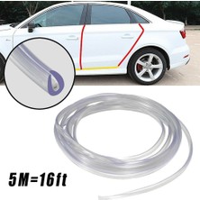 MidasTech  Silikonlu Araç Kapı Koruma Fitili Kapı Çarpma Çizik Önleyici Fitil 5 Metre 3m Bant
