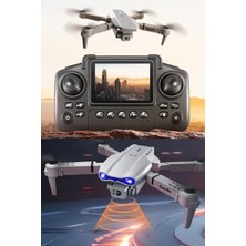 Leidory Kameralı Mini Drone - Katlanabilir Taşınabilir Wifi Fpv Canlı Izleme Özellikli - Kumandalı Drone