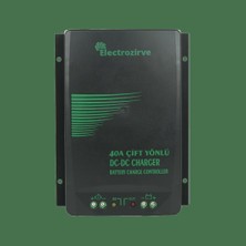 Electrozirve Elektrozirve 40A Dc-Dc Bidirection Charger Akü Şarj Kontrol+Ekran