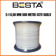 2+1 500 Metre 0,50 mm Cctv Kablo KD-1385