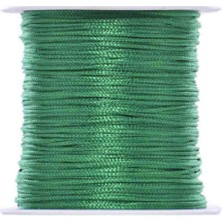 Paraşüt Ipi, Bileklik-Kolye Örgü Ipi 1 mm 50 Metre Yeşil
