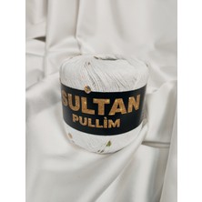 Sultan Pullim Pamuk Kırık Beyaz Yanar Döner Pullu El Örgü Ipi 50GR. (4 Adet) - Renk: 2306