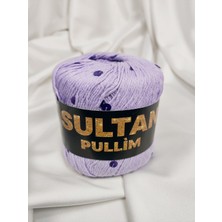 Sultan Pullim Pamuk Lila Mavi Pullu El Örgü Ipi 50GR. (4 Adet) - Renk: 3505