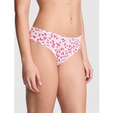 Pink Pamuklu Cheeky Külot - Mor Çiçek Baskılı