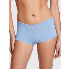 Pink Pamuklu Boyshort Külot - Liman Mavisi