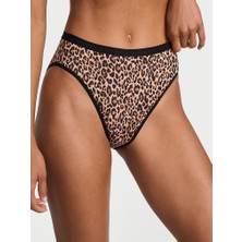 Victoria's Secret Esnek Pamuklu Derin Bacak Kesimli Brief Külot - (Tek Renk)