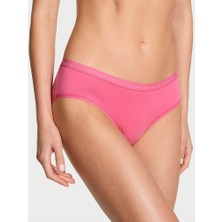 Victoria's Secret Esnek Pamuklu Hiphugger Külot - Gül Pembesi