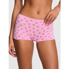 Pink Pamuklu Boyshort Külot - Lolipop Pembesi