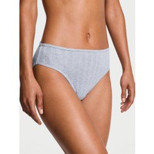 Victoria's Secret Ultra Ince Modal Derin Bacak Kesimli Brief Külot - Açık Kırçıllı Gri