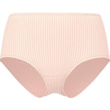Body By Victoria Body By Victoria Çizgili Brief Külot - Sıcak Pembe