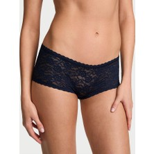 The Lacie Dantelli Düşük Bel Boyshort Külot - Açık Lacivert