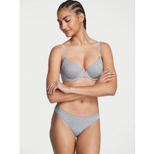 Victoria's Secret Esnek Pamuklu Derin Bacak Kesimli Brief Külot - Tatlı Pralin