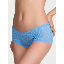 The Lacie Dantelli Düşük Bel Boyshort Külot - Mavi