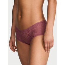The Lacie Dantelli Düşük Bel Boyshort Külot - Sabah Gülü