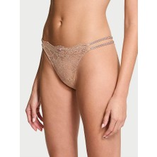 Dream Angels Twinkle Askılı Dantelli Brazilian Külot - Praline