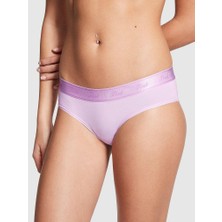 Pink Mikro Logolu Hiphugger Külot - Pastel Lila