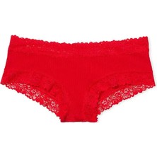 Pink Wink Dantelli Cheeky Külot - (Tek Renk)