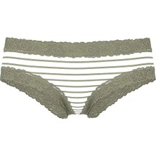 Pink Wink Dantelli Cheeky Külot - (Tek Renk)