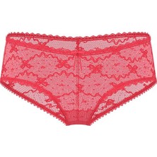 The Lacie Fiyonk ve Dantel Detaylı Cheeky Külot - Mercan